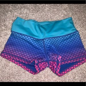 GWPL mermaid workout shorts